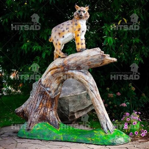 Садовая фигура Рысь на дереве от компании Интернет-гипермаркет «MOLL» - фото 1