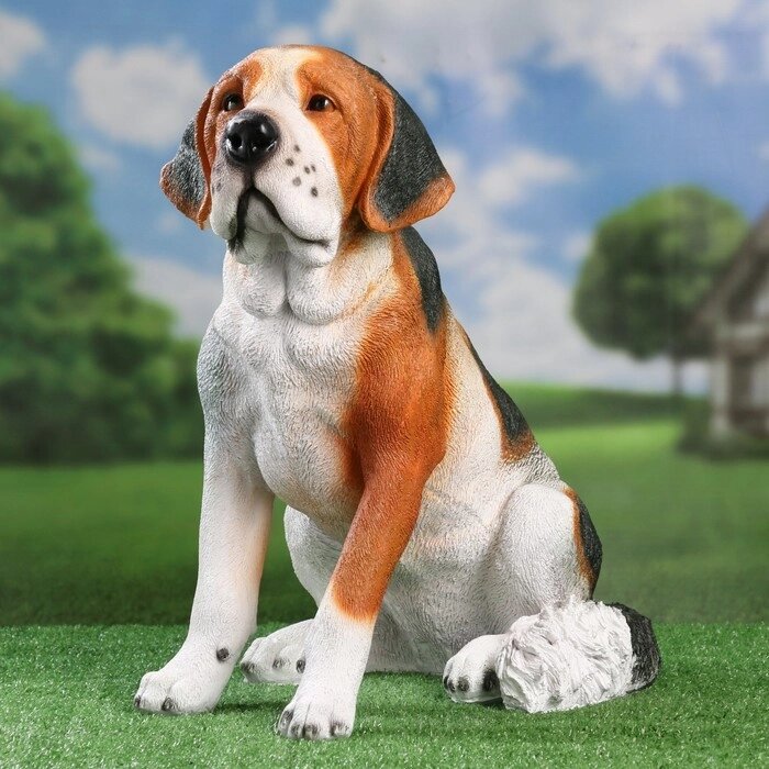 Садовая фигура "Собака Джек" рыжий 47х30х47см от компании Интернет-гипермаркет «MOLL» - фото 1