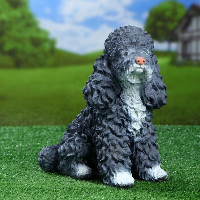 Садовая фигура "Собака Пудель" 17х29х29см от компании Интернет-гипермаркет «MOLL» - фото 1
