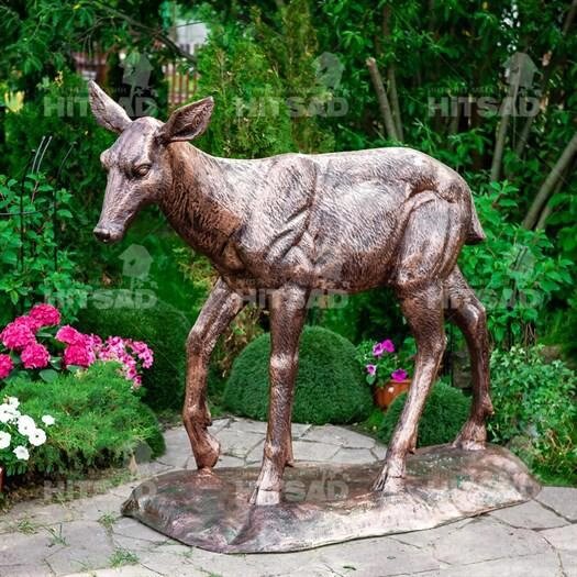 Садово-парковая скульптура Олениха от компании Интернет-гипермаркет «MOLL» - фото 1