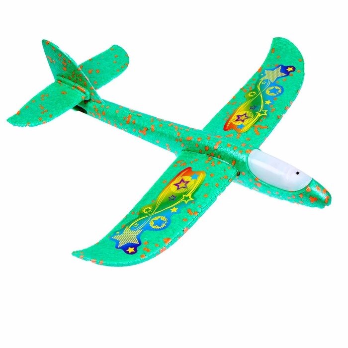 Самолет "Супербыстрый" 35*37, цвета микс, диодный от компании Интернет-гипермаркет «MOLL» - фото 1