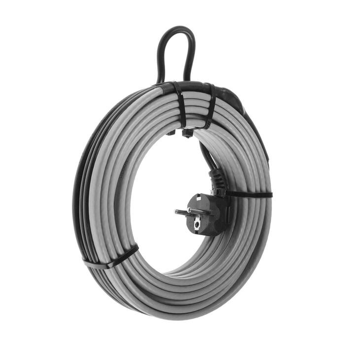 Саморегулирующийся греющий кабель SRL 16-2CR, 16 Вт/м, комплект, на трубу 10 м от компании Интернет-гипермаркет «MOLL» - фото 1