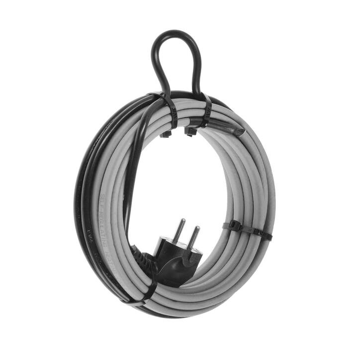 Саморегулирующийся греющий кабель SRL 16-2CR, 16 Вт/м, комплект, на трубу 5 м от компании Интернет-гипермаркет «MOLL» - фото 1