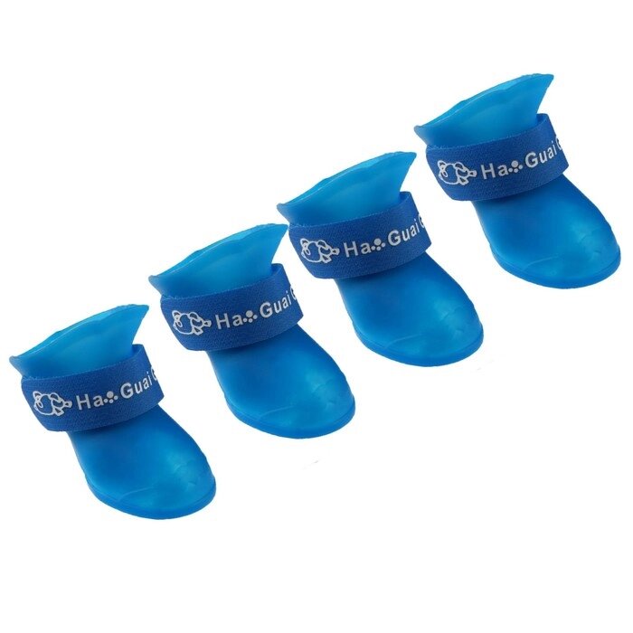 Сапоги резиновые "Вездеход", набор 4 шт., р-р L (подошва 5.7 Х 4.5 см), синие от компании Интернет-гипермаркет «MOLL» - фото 1