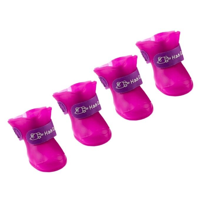 Сапоги резиновые "Вездеход", набор 4 шт., р-р S (подошва 4 Х 3 см), фиолетовые от компании Интернет-гипермаркет «MOLL» - фото 1