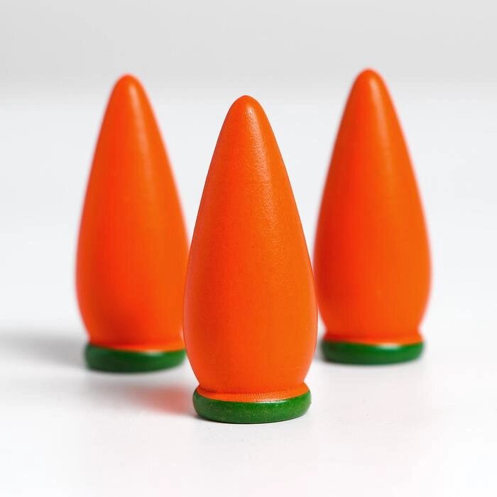 Счётный материал "Морковь", набор 12 шт. от компании Интернет-гипермаркет «MOLL» - фото 1