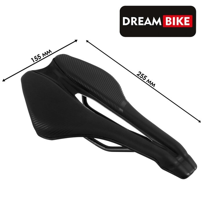 Седло Dream Bike спорт, цвет чёрный от компании Интернет-гипермаркет «MOLL» - фото 1