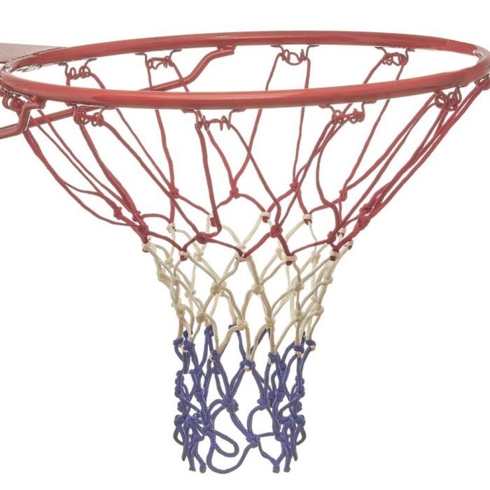 Сетка баскетбольная Atemi T4011N3, 50 см, цвет белый/красный/синий, толщина нити от компании Интернет-гипермаркет «MOLL» - фото 1