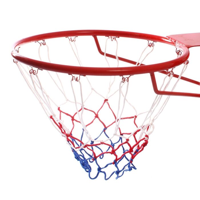 Сетка баскетбольная "Триколор", нить 3 мм, (2 шт) ##от компании## Интернет-гипермаркет «MOLL» - ##фото## 1