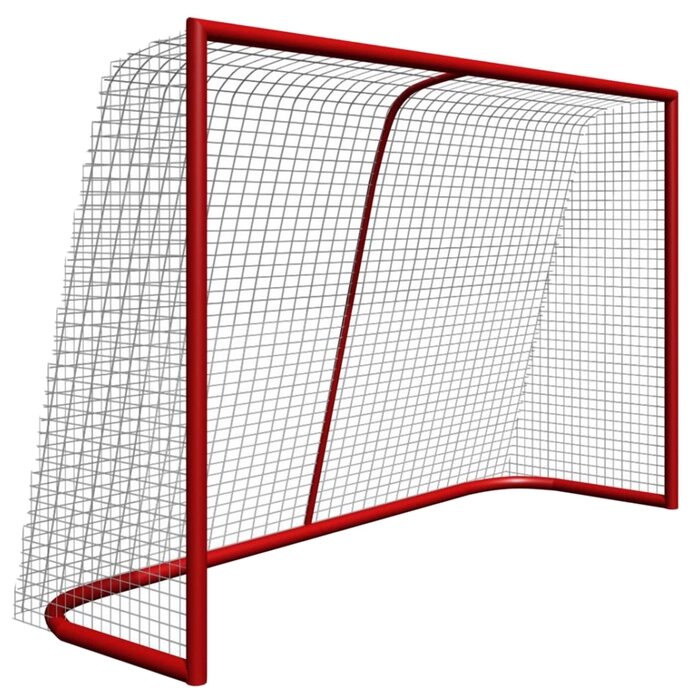 Сетка для хоккея, нить 2,6 мм, ячейка 40 х 40 мм, цвет белый, набор 2 шт. от компании Интернет-гипермаркет «MOLL» - фото 1