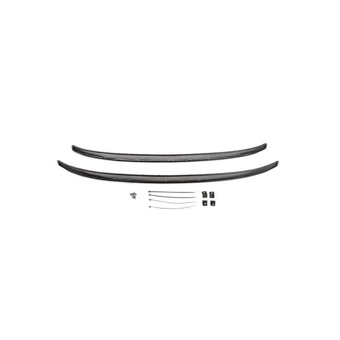 Сетка на бампер внешняя для Skoda Octavia A7 2014-2016, 2 шт., черн., 10 мм, с противотуманными фона от компании Интернет-гипермаркет «MOLL» - фото 1