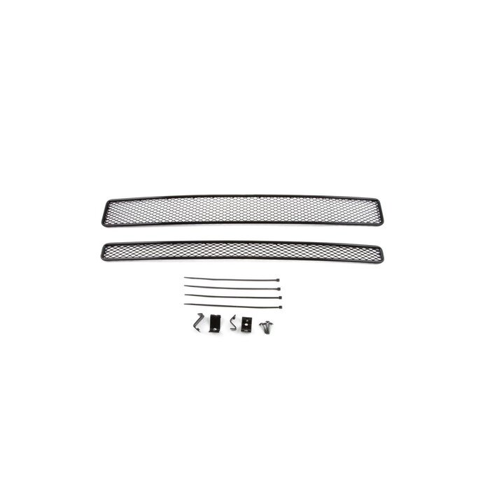 Сетка на бампер внешняя для Suzuki Vitara 2015-2016, 2 шт., черн., 15 мм, с декоративной накладкой н от компании Интернет-гипермаркет «MOLL» - фото 1