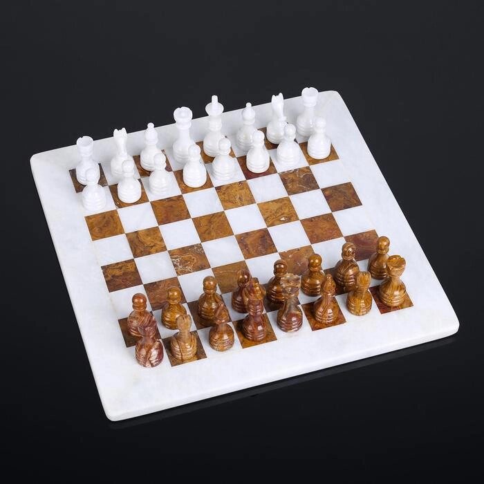 Шахматы "Элит",  доска 40х40 см, оникс, вид 2 от компании Интернет-гипермаркет «MOLL» - фото 1