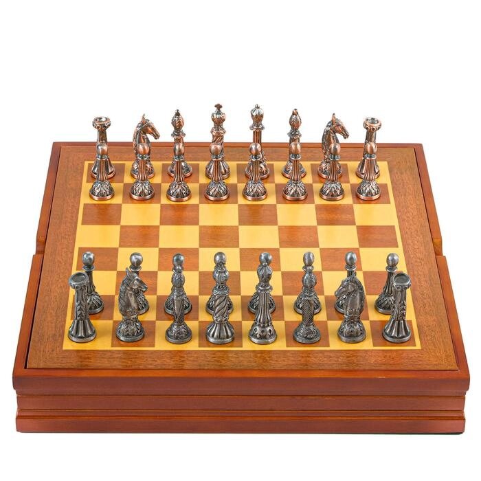 Шахматы сувенирные, h короля=7.8 см, пешки=5.4 см. d=2 см, 36х36 см от компании Интернет-гипермаркет «MOLL» - фото 1