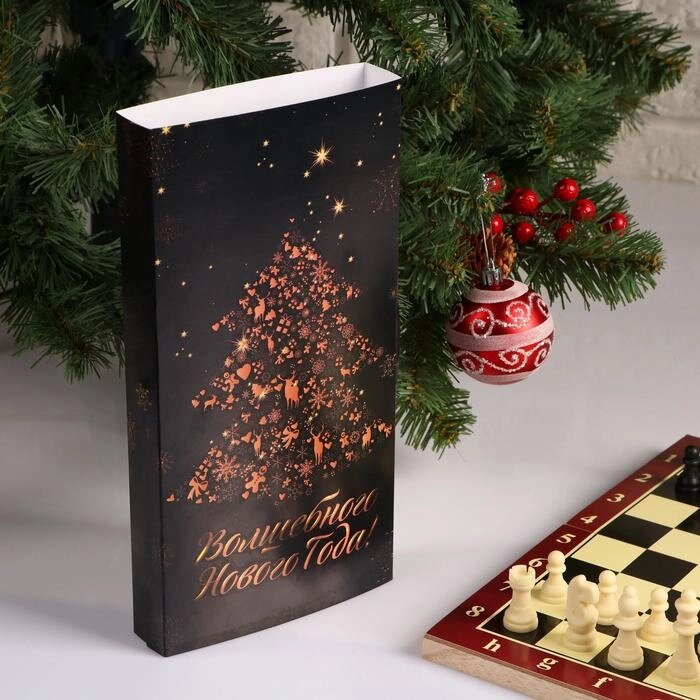 Шахматы "Волшебного нового года", дерево,  29x29 см от компании Интернет-гипермаркет «MOLL» - фото 1