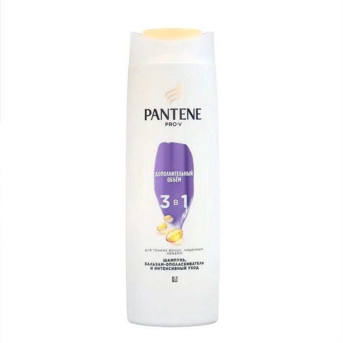 Шампунь для волос 3 в 1 Pantene "Дополнительный объём", 360 мл от компании Интернет-гипермаркет «MOLL» - фото 1