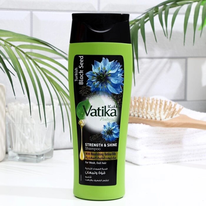 Шампунь для волос  Dabur VATIKA BLACK SEED - Сила и блеск 400 мл от компании Интернет-гипермаркет «MOLL» - фото 1