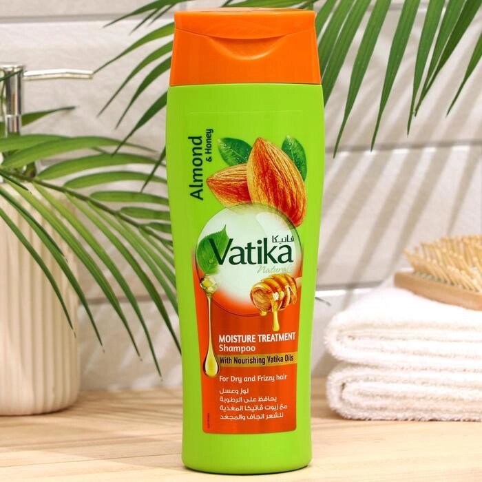 Шампунь для волос Dabur VATIKA Naturals (Moisture Treatment) - Увлажняющий 400 мл от компании Интернет-гипермаркет «MOLL» - фото 1