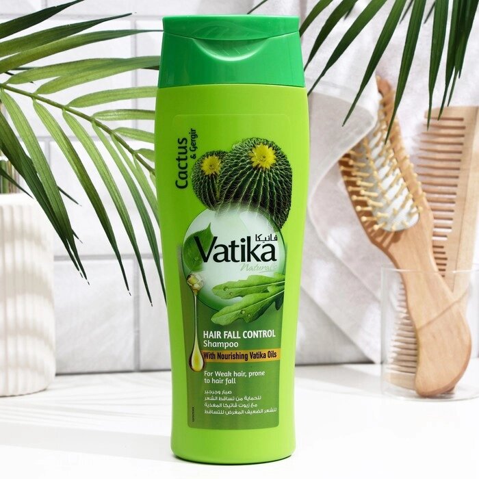 Шампунь для волос DaburVATIKA Naturals (HairFallControl)-Контроль выпадения волос  400 мл от компании Интернет-гипермаркет «MOLL» - фото 1