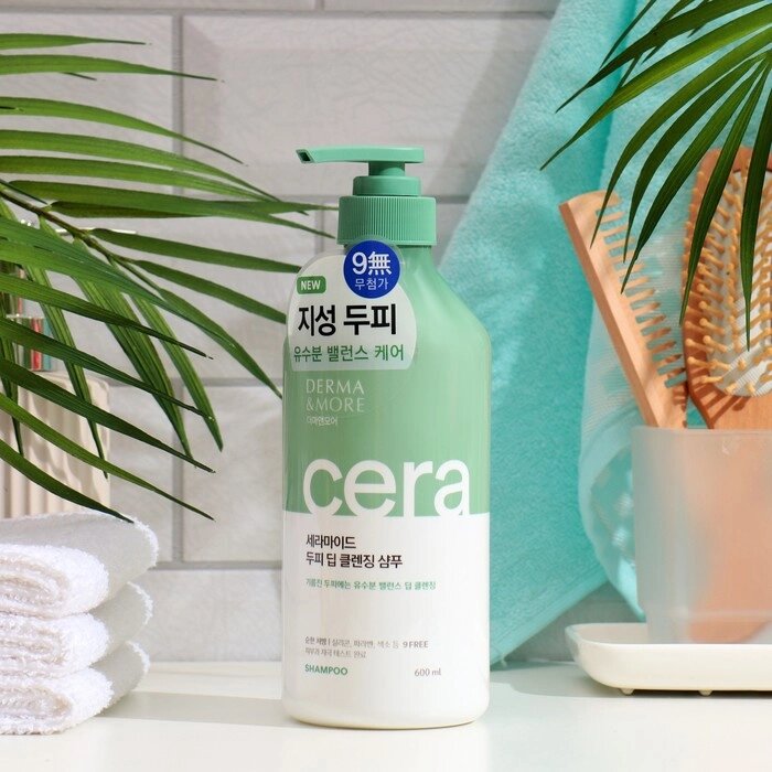 Шампунь для волос Derma & More глубокое очищение для жирной кожи головы, 600 мл от компании Интернет-гипермаркет «MOLL» - фото 1