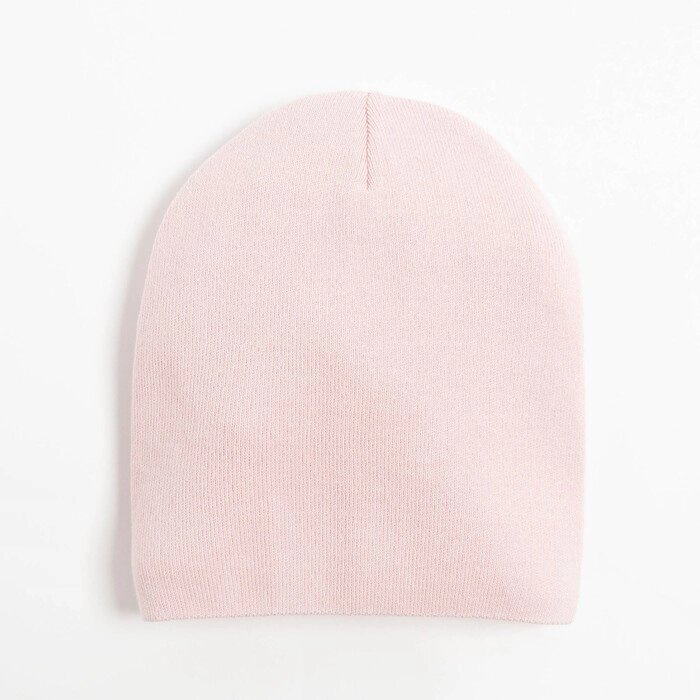 Шапка для девочки, цвет светло-розовый, размер 46-48 от компании Интернет-гипермаркет «MOLL» - фото 1