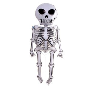 Шар фольгированный 60"Скелет"