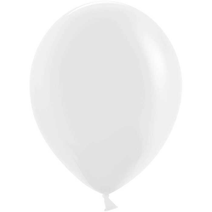 Шар латексный 10", пастель, набор 100 шт., цвет белый от компании Интернет-гипермаркет «MOLL» - фото 1