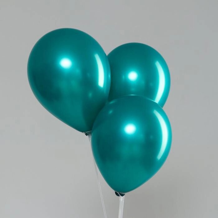 Шар латексный 10", перламутровый, набор 100 шт, цвет зеленый от компании Интернет-гипермаркет «MOLL» - фото 1