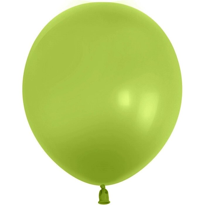 Шар латексный 10" всенне-зеленый, пастель, набор 100 шт. от компании Интернет-гипермаркет «MOLL» - фото 1