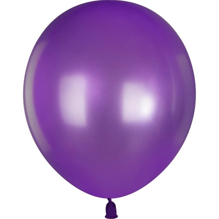 Шар латексный 12" фиолетовый, металлик, набор 100 шт. от компании Интернет-гипермаркет «MOLL» - фото 1