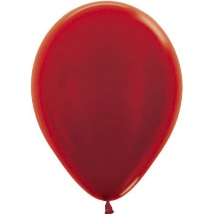 Шар латексный 12" металлик красный, набор 50 шт. от компании Интернет-гипермаркет «MOLL» - фото 1