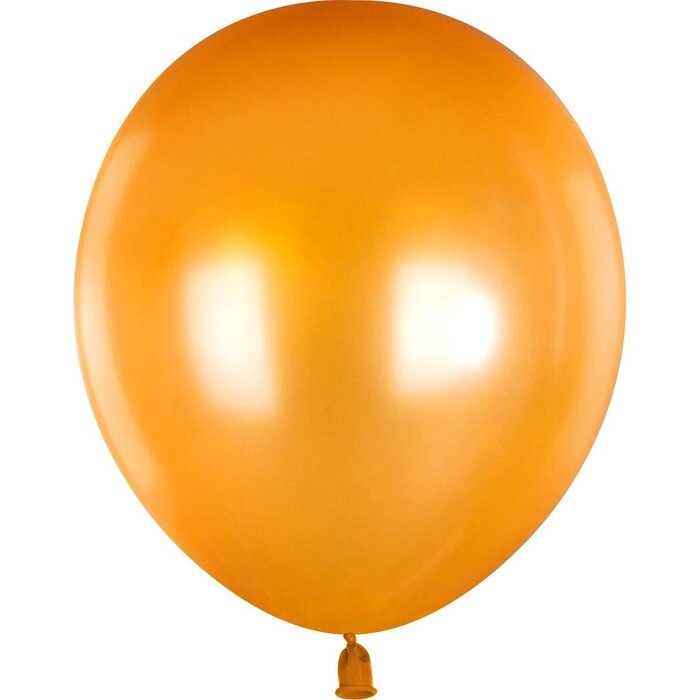 Шар латексный 12" оранжевый, металлик, набор 100 шт. от компании Интернет-гипермаркет «MOLL» - фото 1