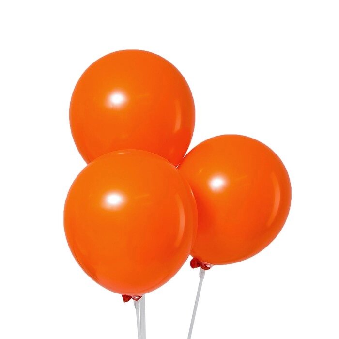 Шар латексный 12", пастель, набор 100 шт., цвет оранжевый от компании Интернет-гипермаркет «MOLL» - фото 1