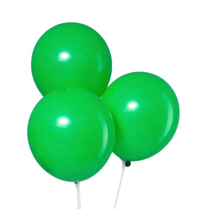 Шар латексный 12", пастель, набор 100 шт., цвет зелёный от компании Интернет-гипермаркет «MOLL» - фото 1