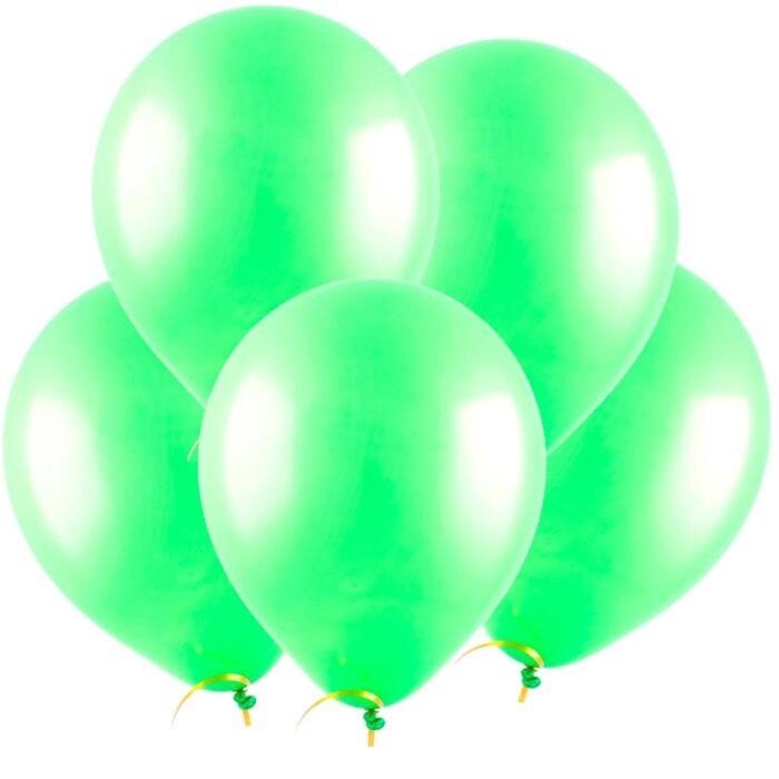 Шар латексный 12", пастель, набор 100 шт., цвет зелёный от компании Интернет-гипермаркет «MOLL» - фото 1