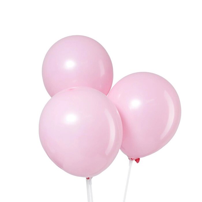 Шар латексный 12", пастель, набор 50 шт., цвет светло-розовый от компании Интернет-гипермаркет «MOLL» - фото 1