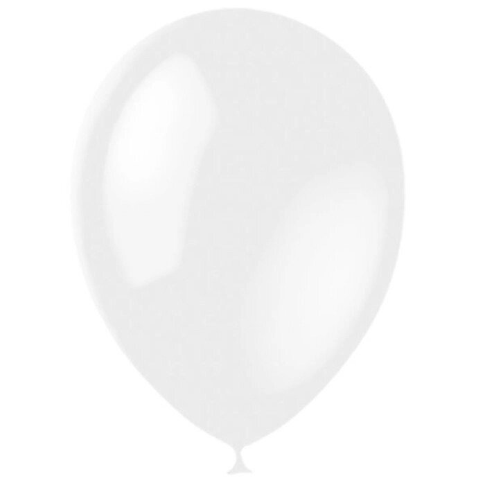 Шар латексный 12", перламутр, набор 100 шт., цвет белый от компании Интернет-гипермаркет «MOLL» - фото 1