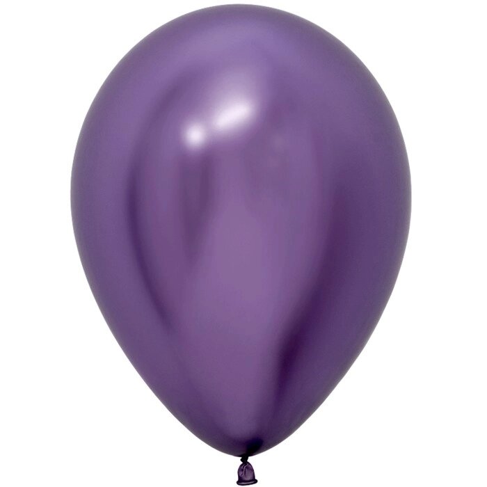 Шар латексный 12" Reflex, фиолетовый, хром, набор 50 шт. от компании Интернет-гипермаркет «MOLL» - фото 1