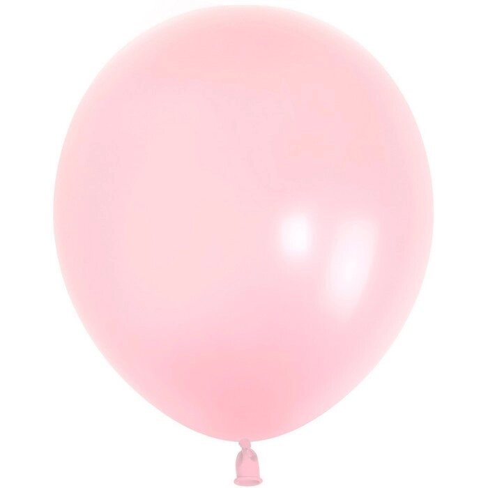 Шар латексный 12" светло-розовый, пастель, набор 100 шт. от компании Интернет-гипермаркет «MOLL» - фото 1