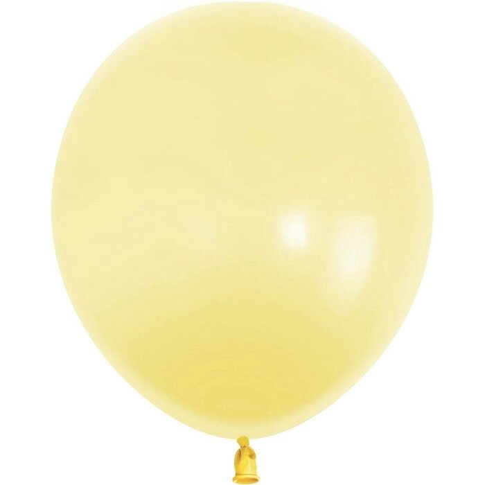 Шар латексный 12" светло-желтый, макарунс, набор 100 шт. от компании Интернет-гипермаркет «MOLL» - фото 1