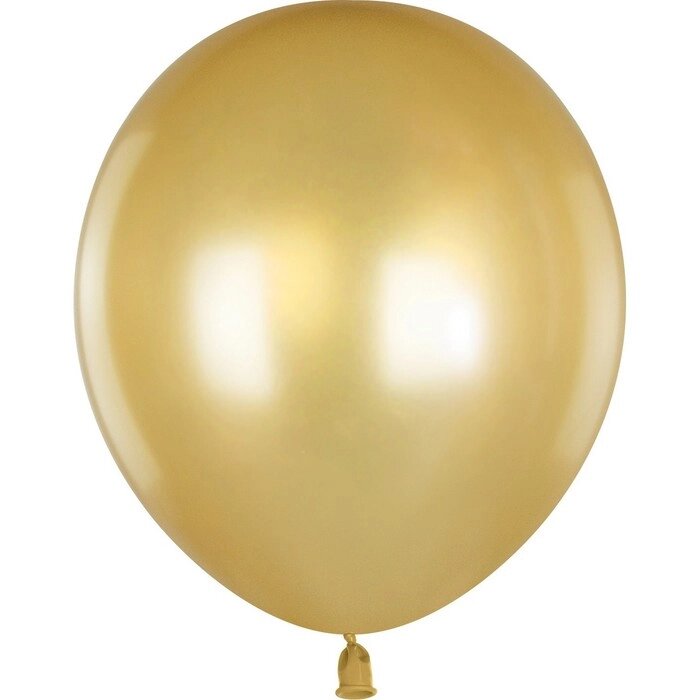 Шар латексный 12" золото, металлик, набор 100 шт. от компании Интернет-гипермаркет «MOLL» - фото 1