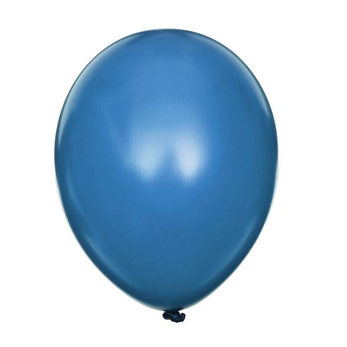 Шар латексный 14", металл, набор 50 шт., blue от компании Интернет-гипермаркет «MOLL» - фото 1