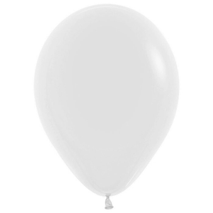 Шар латексный 14", пастель, набор 50 шт., белый от компании Интернет-гипермаркет «MOLL» - фото 1