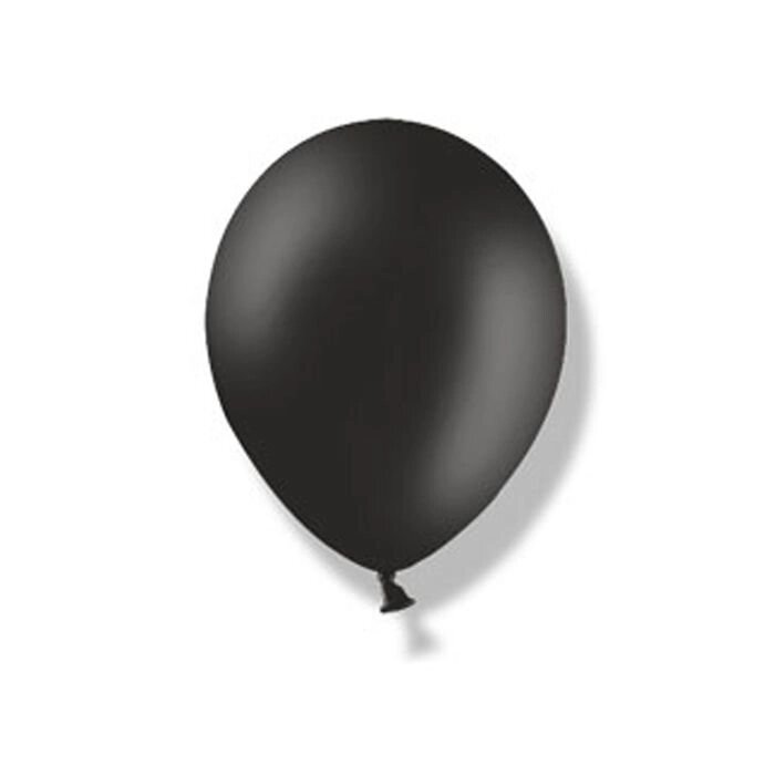 Шар латексный 14", пастель, набор 50 шт., цвет чёрный от компании Интернет-гипермаркет «MOLL» - фото 1