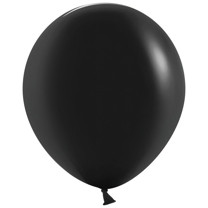 Шар латексный 18" пастель, черный, набор 25 шт. от компании Интернет-гипермаркет «MOLL» - фото 1