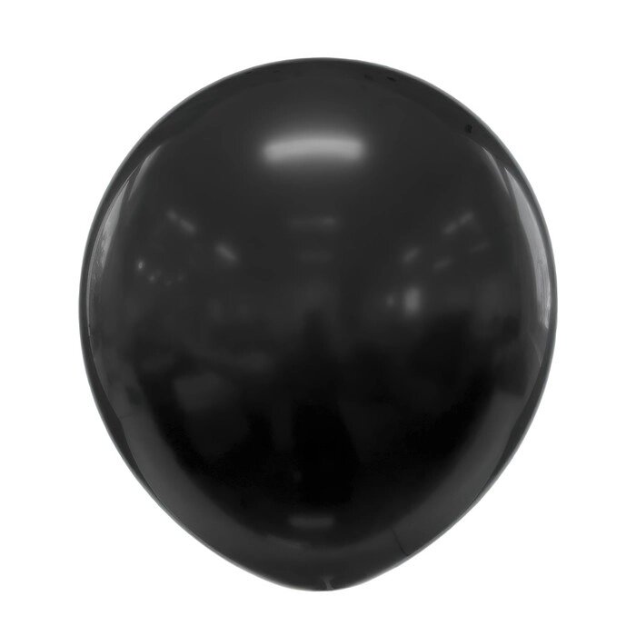 Шар латексный 24" Пастель черный, набор 10 шт. от компании Интернет-гипермаркет «MOLL» - фото 1