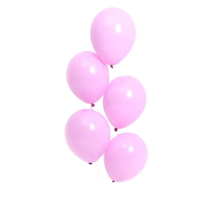 Шар латексный 9“, пастель, набор 100шт, цвет насыщенный розовый ( taro color) от компании Интернет-гипермаркет «MOLL» - фото 1