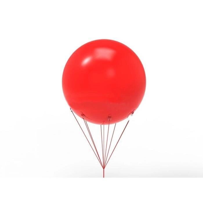 Шар воздушный 3 м, цвет красный от компании Интернет-гипермаркет «MOLL» - фото 1