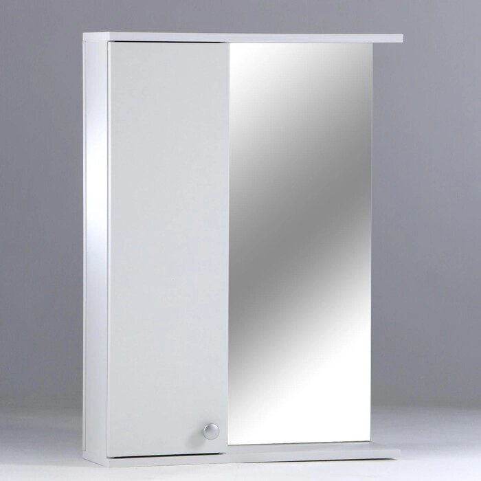Шкаф-зеркало, универсальная сборка 50 х 18 х 83 см, белый от компании Интернет-гипермаркет «MOLL» - фото 1