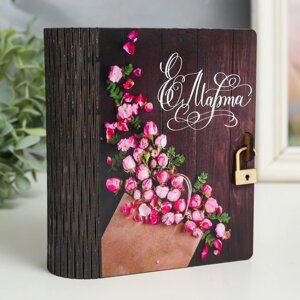 Шкатулка-книга "8 марта. Розы" 14 см
